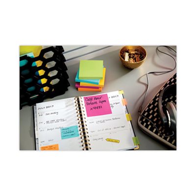POST-IT NOTES, Pads, Jaipur Colors, 3" x 3", 100-Sheet, 14 / Pack